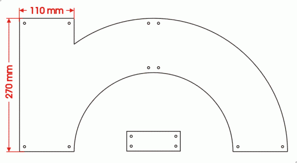 N Halbkreis mit Ein-/Ausfahrt für R1/R2 - Version 1
