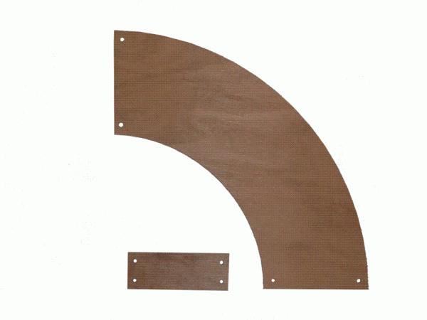 N Viertelkreis für Atlas Gleise, Radius 15"/16,25"