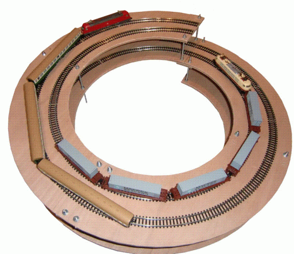 Z Gleiswendel mit 2 Ebenen, R2/R3