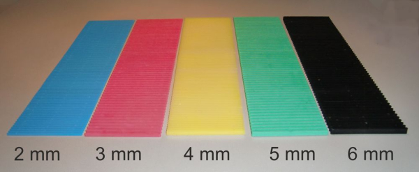 Varioklötze aus Kunststoff - 300 x 80